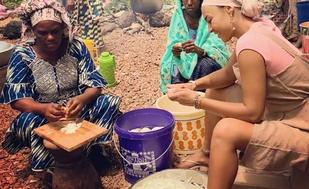Vacance au Fouta: Black M et sa femme Léa Djadja Vacance au Fouta: Black M et sa femme Léa Djadja