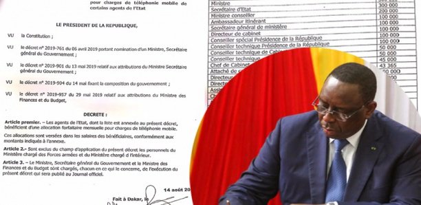 Facture téléphonique : Les nouvelles mesures du Président de la République, Macky Sall