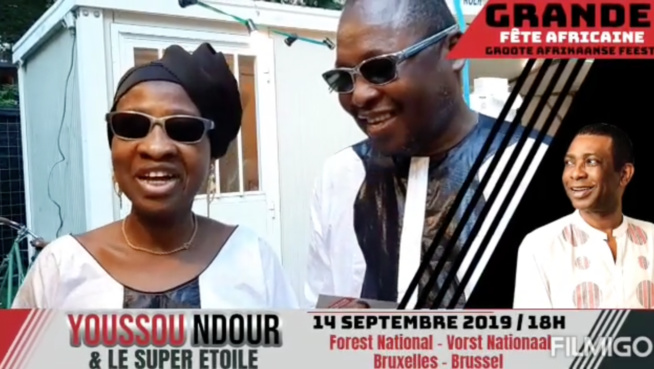 Youssou Ndour au FOREST de Bruxelles le 14 septembre regardez les préparatifs en Belgique.