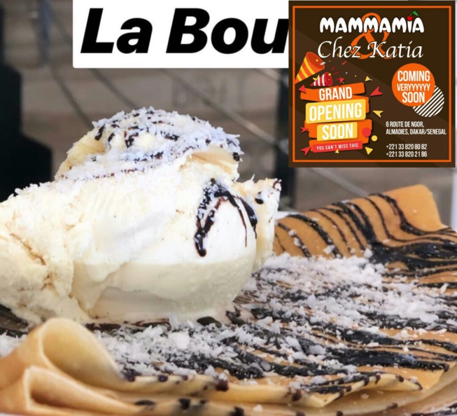 BONNE NOUVELLE: Restaurant "Chez Katia" accueille Mammamia le glacier numéro 1