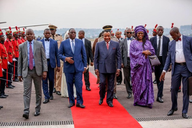 Le Président Macky Sall et la Première Dame chaleureusement accueillis à Brazzaville
