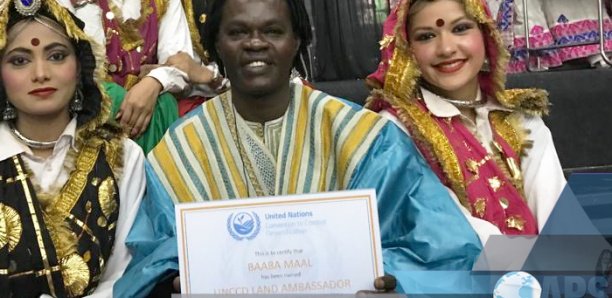 Le ministre de la Culture félicite Baaba Maal pour son titre d’d’ »ambassadeur de l’ONU contre la désertification