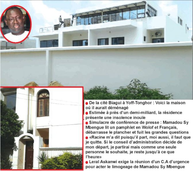 Patrimoine supposé du Directeur général de l'IPRES: Ces immeubles qui intriguent la République et fâche les retraités Patrimoine supposé du Directeur général de l'IPRES: Ces immeubles qui intriguent la République et fâche les retraités