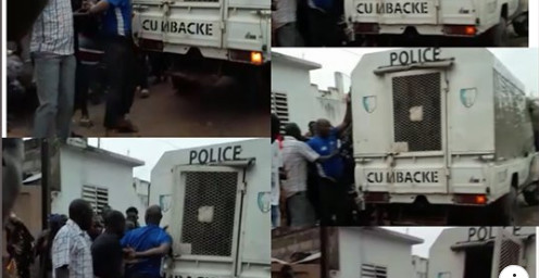 VIDÉO : La police arrête Ibrahima Diop dit Ibou, l’homme qui a revendiqué le saccage du stade de Mbacké. VIDÉO : La police arrête Ibrahima Diop dit Ibou, l’homme qui a revendiqué le saccage du stade de Mbacké.
