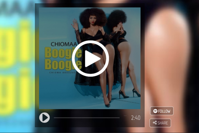 La grande star nigériane chiomma qui vit en almagne vient de sortir une vidéo le son intitulée boogie-bougie