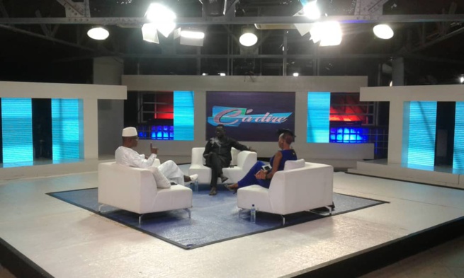 Les images du tournage de l'émission C' À DIRE de Ben Matar et Fabienne Felhio sur la 2STV .