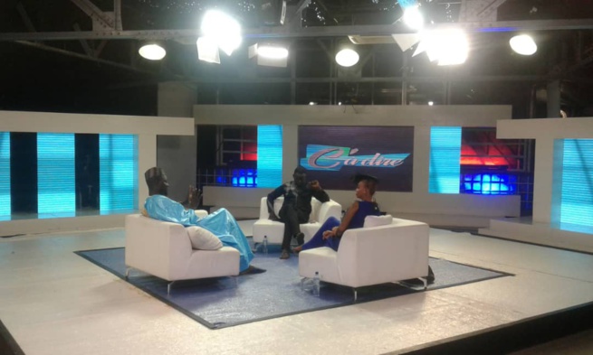 Les images du tournage de l'émission C' À DIRE de Ben Matar et Fabienne Felhio sur la 2STV .