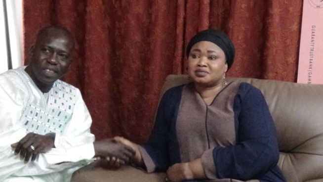 Preparation du 01 janvier à Banjul: Bakane Seck reçu par le maire de Banjul Roky Malick Lo.