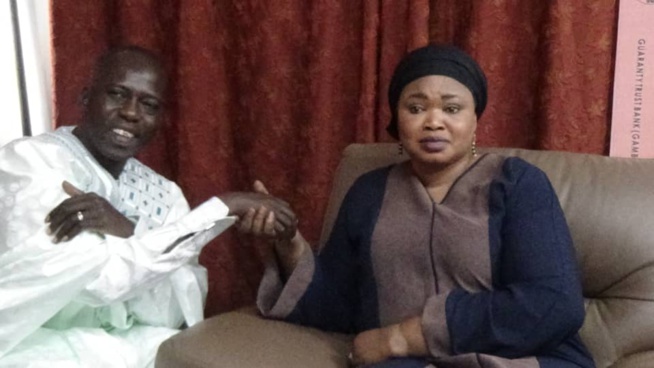 Preparation du 01 janvier à Banjul: Bakane Seck reçu par le maire de Banjul Roky Malick Lo.