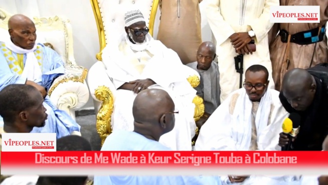 Discours de Serigne Mountakha Mbacké envers Wade Discours de Serigne Mountakha Mbacké envers Wade