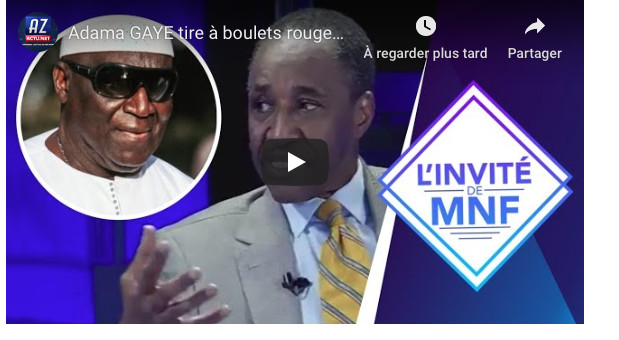 Video-Adama GAYE tire à boulets rouges sur Famara Ibrahima SAGNA: “Ce dialogue est un deal-logue” Video-Adama GAYE tire à boulets rouges sur Famara Ibrahima SAGNA: “Ce dialogue est un deal-logue”