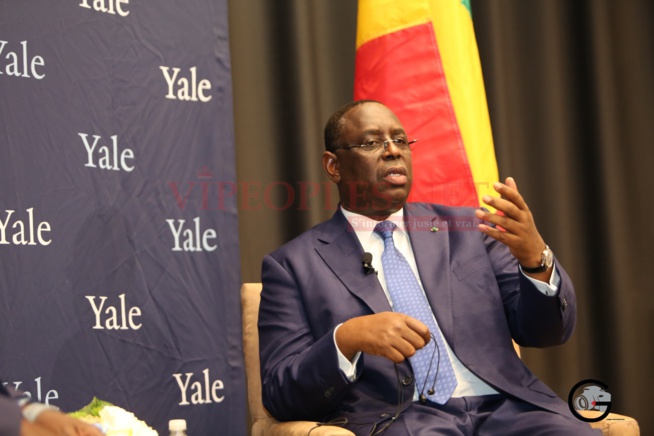 Les images du Macky Sall en visite à l'université de Yale à New Heaven aux USA.