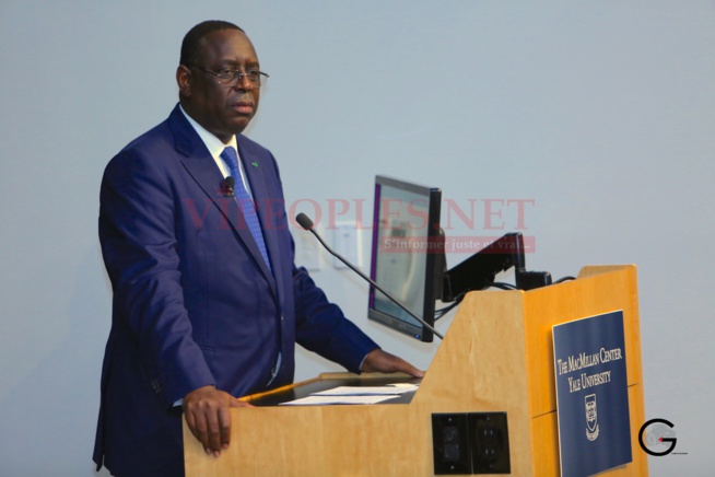 Les images du Macky Sall en visite à l'université de Yale à New Heaven aux USA.