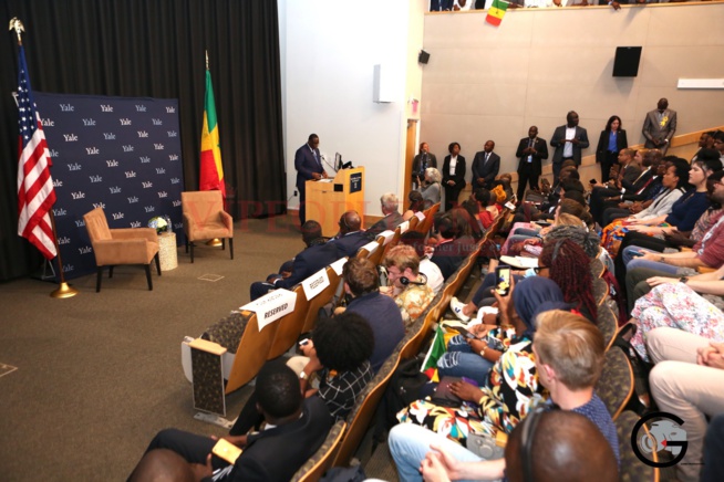 Les images du Macky Sall en visite à l'université de Yale à New Heaven aux USA.