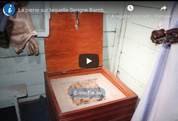 VIDEO– Médina rue 22×17: Découvrez la pierre sur laquelle Serigne Touba faisait ses ablutions