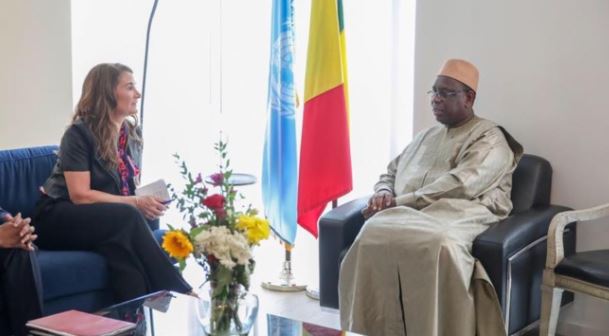 New-York : Macky Sall reçoit en audience Melinda Gates New-York : Macky Sall reçoit en audience Melinda Gates