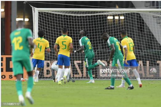 Brésil Vs Sénégal : Les Lions avec Sadio Mané, tiennent en échec le Brésil de Neymar (1-1)