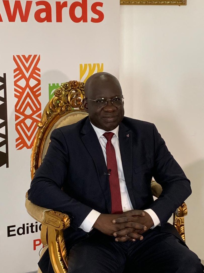IMAGES: Les coulisses de l'enregistrement avec le président Mbagnick Diop avec une télévision international Label TV pour les ALA 2019.