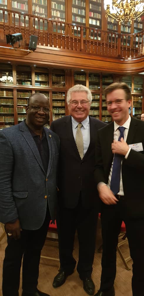 IMAGES: Les coulisses de l'enregistrement avec le président Mbagnick Diop avec une télévision international Label TV pour les ALA 2019.