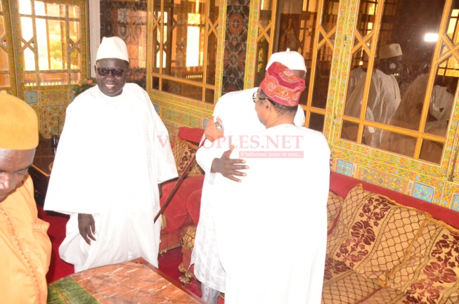 (37 Photos): Après sa sortie de prison, Khalifa Sall rend visite à Ahmed Khalifa Niasse