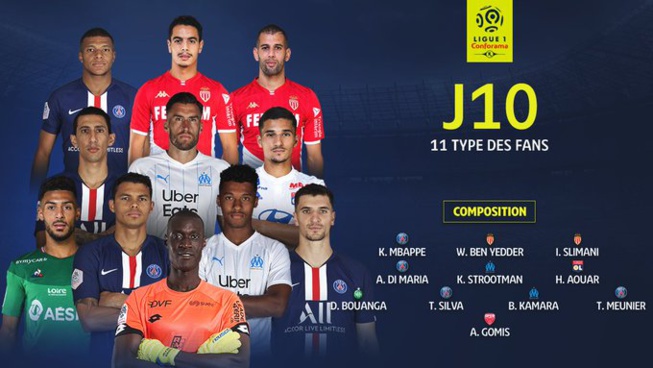 L1 – Equipe type 10e j: Alfred Gomis dans les buts, Habib Diallo absent L1 – Equipe type 10e j: Alfred Gomis dans les buts, Habib Diallo absent