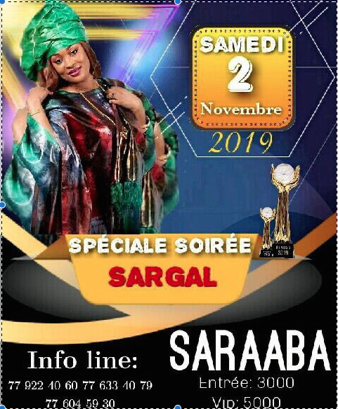 Titi ,Meilleure artiste de l'Afrique de l'Ouest présente son sacre ce 02 Novembre au Saraba invité d'honneur Youssou Ndour.