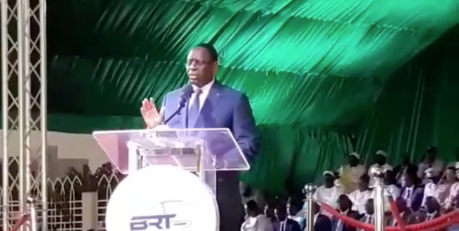 VIDÉO: Discours du président Macky Sall à Guédiawaye pour le lancement du BRT.