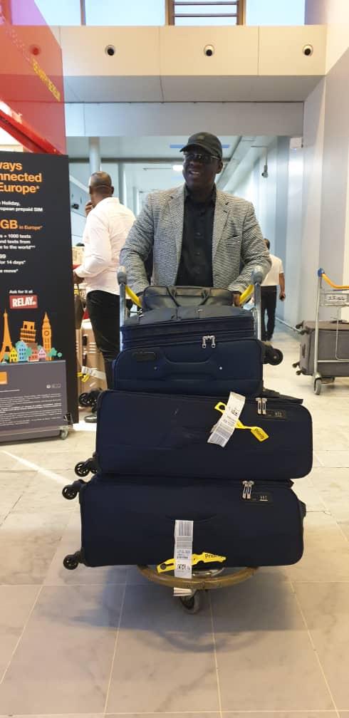 Arrivé du Président Mbagnick Diop ce jour à Paris pour l'organisation pratique des African Leardership Awards à Paris