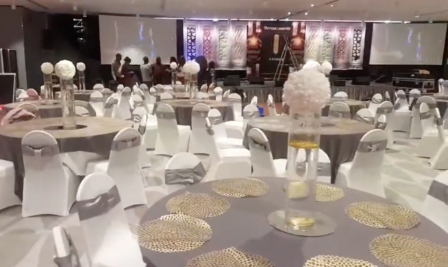 Jour J- 1de la plus prestigieuse soirée de Gala des African leadership Awards,voici la décor de la salle au Méridien Etoile de Paris