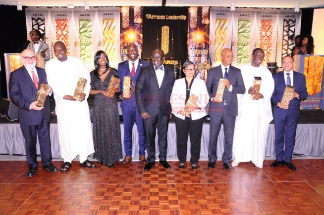 Remises des trophés aux récipiendaires African leadership Award a paris