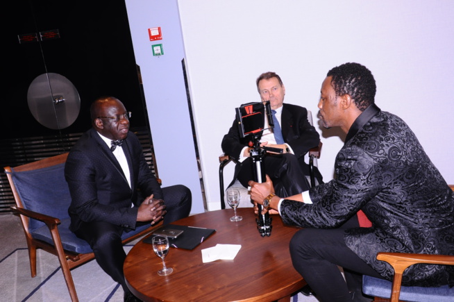 Le président Mbagnick Diop du MDES, explique le concept de la soirée de l'Excellence African Leadership Award Le président Mbagnick Diop du MDES, explique le concept de la soirée de l'Excellence African Leadership Award