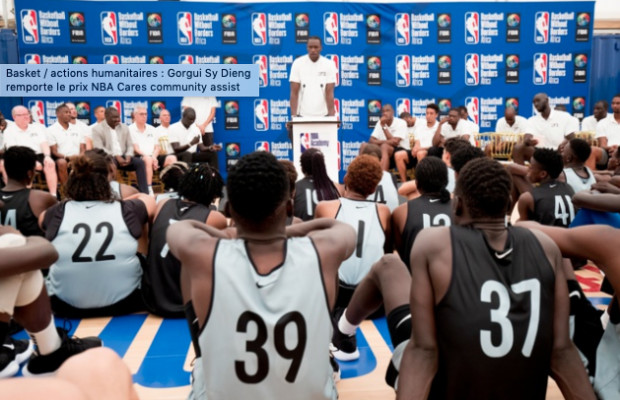 Basket / actions humanitaires : Gorgui Sy Dieng remporte le prix NBA Cares community assist Basket / actions humanitaires : Gorgui Sy Dieng remporte le prix NBA Cares community assist