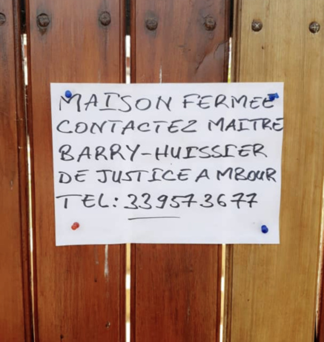 MBOUR : Plainte contre l'huissier de justice Ndèye Lissa Barry pour excès d’autorité. MBOUR : Plainte contre l'huissier de justice Ndèye Lissa Barry pour excès d’autorité.