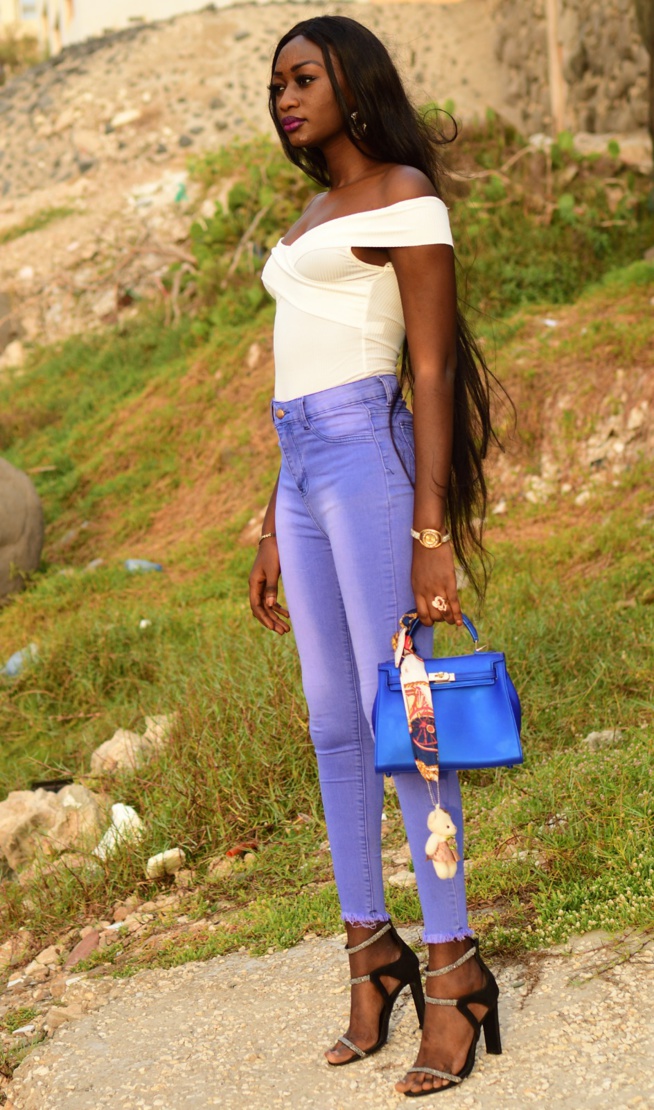 La gazelle noire, Bijou, top modél en mode shoting.