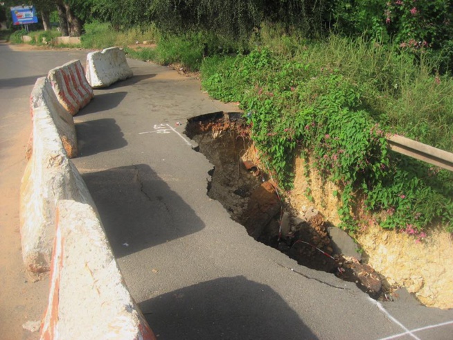Alerte- Effondrement de la Corniche Est : Un risque d’avoir une rupture totale de la voie