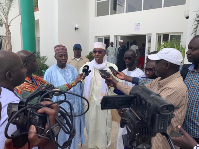 Une délégation du CRD s'est rendue en cette matinée à "Ndiassane" Une délégation du CRD s'est rendue en cette matinée à "Ndiassane"