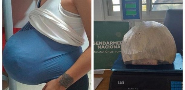 Une femme enceinte... de 4,5 kg de cannabis Une femme enceinte... de 4,5 kg de cannabis