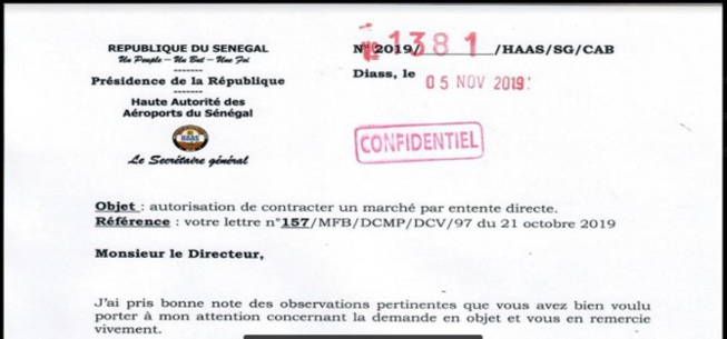 L'aéroport Blaise Diagne sur le point de passer un marché de gré à gré pour le remplacement d'un soi-disant système de contrôle d'accès défaillant L'aéroport Blaise Diagne sur le point de passer un marché de gré à gré pour le remplacement d'un soi-disant système de contrôle d'accès défaillant
