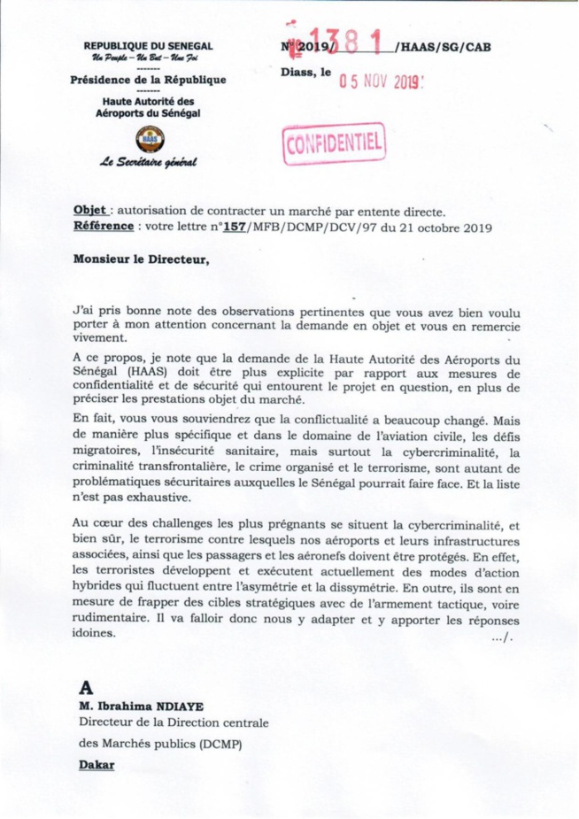 Un marché de gré à gré pollue encore l'atmosphère à l'aéroport international de Blaise Diagne Un marché de gré à gré pollue encore l'atmosphère à l'aéroport international de Blaise Diagne