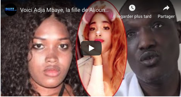 La dernière apparition de la fille d’Alioune Mbaye Nder avant son arrestation
