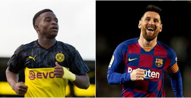 Lionel Messi surprend le jeune camerounais Moukoko avec un cadeau d’anniversaire. Ce dernier réagit ! Lionel Messi surprend le jeune camerounais Moukoko avec un cadeau d’anniversaire. Ce dernier réagit !