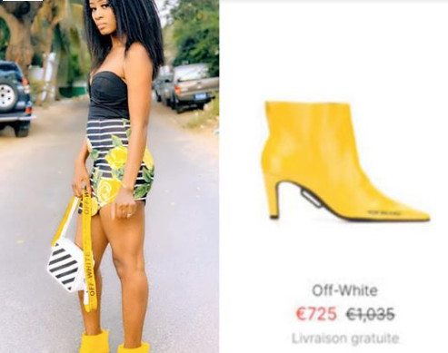 Chaussures à 475 mille, Queen Biz déclenche un challenge qui affole la toile Chaussures à 475 mille, Queen Biz déclenche un challenge qui affole la toile