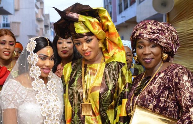 Admirez le Sagnsé de Ndiole Tall »Diamant Noir » au mariage Mohamed Niang