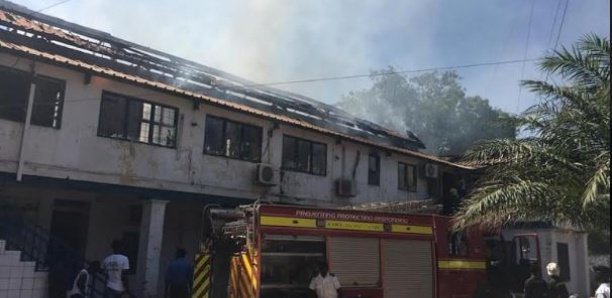 Le Ministère de la Pêche gambien ravagé par un violent incendie