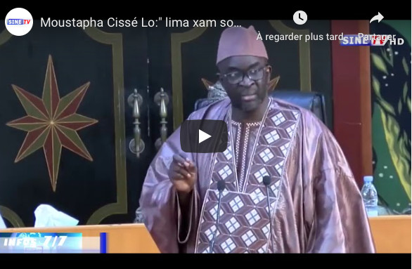 Moustapha Cissé Lo frappe encore:" “xam na ñi naane sangara nek si thiaga, di diay bonn... ci hôtel yi*”
