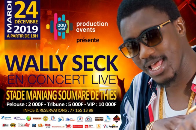DOU PRODUCTION EVENTS, présente Waly Ballago Seck ce 24 décembre au stade Maniang Soumaré DOU PRODUCTION EVENTS, présente Waly Ballago Seck ce 24 décembre au stade Maniang Soumaré