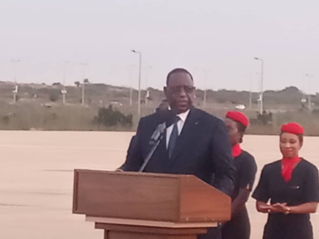 Réception du 2e A330 Néo d'Air Sénégal: les mises en garde de Macky Sall aux responsables de la compagnie
