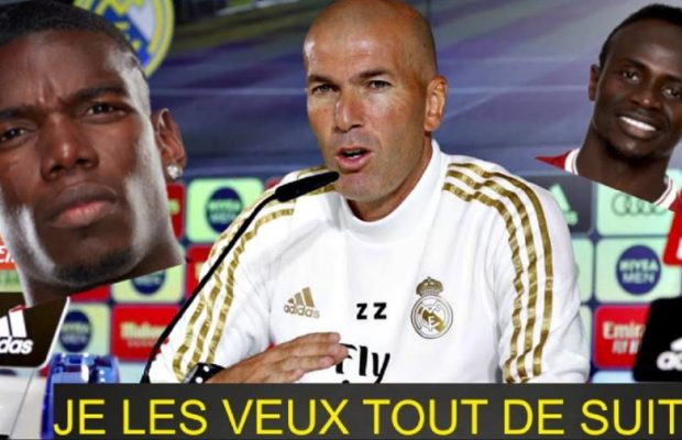 Real Madrid: Zidane exige Sadio Mané et Pogba