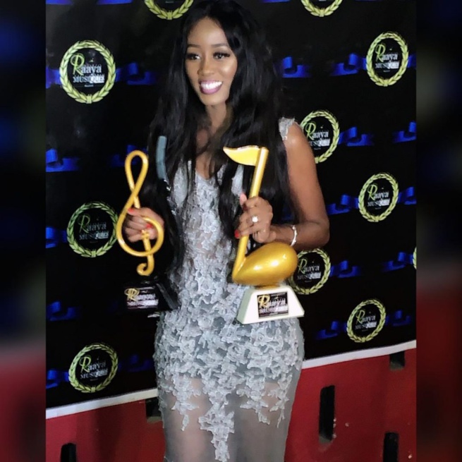Quenn Bizz , Primée Artiste de l’année et Artiste la plus stylée du Sénégal aux Raayas Music Awards