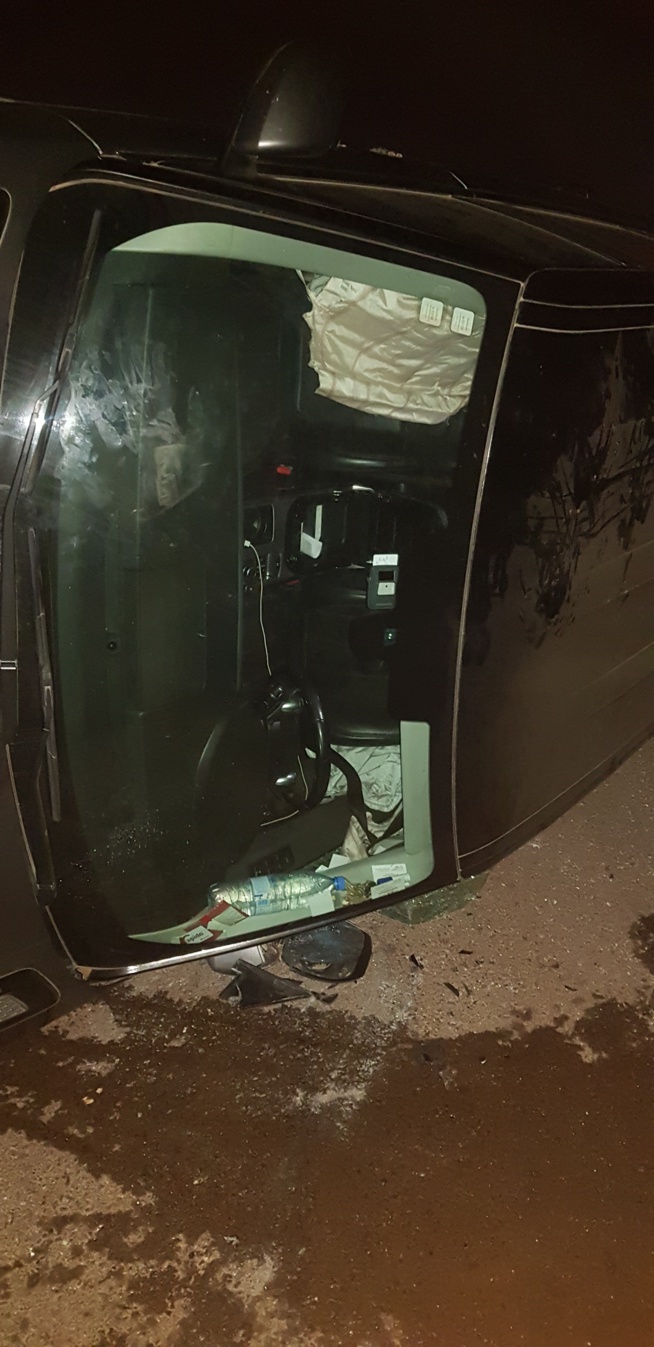 URGENT: Accident sur l'autoroute à péage, une Ranger Over se renverse; URGENT: Accident sur l'autoroute à péage, une Ranger Over se renverse;